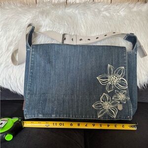 Golla Large Denim Laptop Messenger Bag